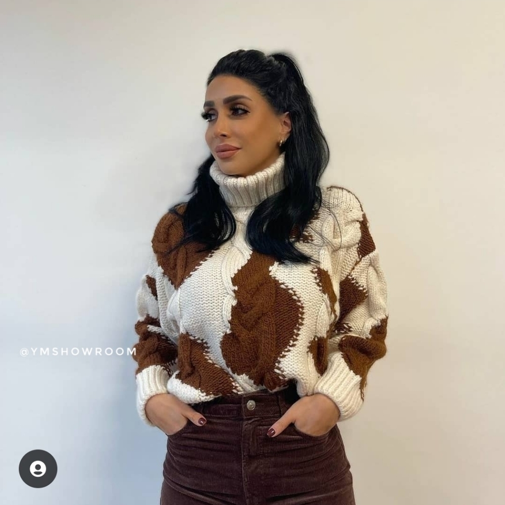MANGO braided sweater - Picture 3 of 8